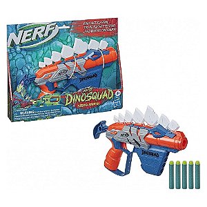 Nerf Dinosquad Stego-Smash Lançador c/5 Dardos F0806 Hasbro