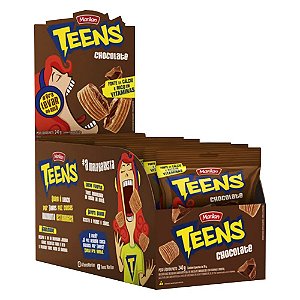 Biscoito De Chocolate Teens Marilan Pack Com 8 Unidades 30g