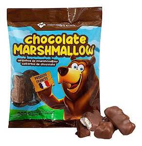 Ursinhos Marshmallow Cobertos Chocolate Member's Mark 200g
