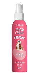 Perfume Para Cachorro Gato Fêmea Pet Clean Banho Tosa 120ml