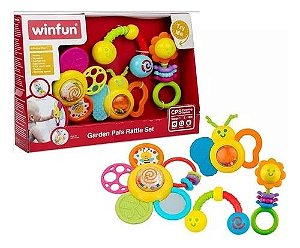 Brinquedo Para Bebê Chocalhos E Mordedores - Winfun