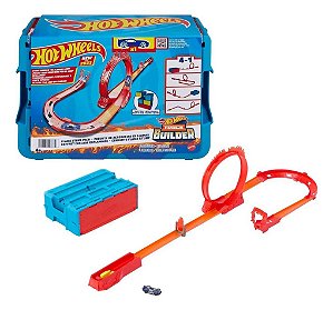 Pista de Percurso HOT Wheels TRACK Builder KIT Loop Infinito