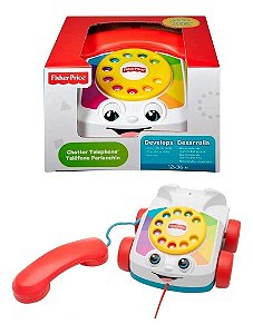 Brinquedo Educativo Com Som Telefone Feliz - Fisher Mattel