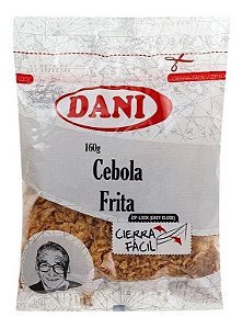 Cebola Frita Disidratada Dani Pacote 160g