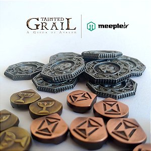 Tainted Grail - Kit de discos e marcadores de metal