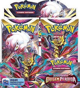 Box Pokémon Treinador Avançado Espada Escudo Origem Perdida 90 Cartas