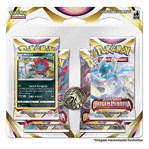 Pokémon - Blister Quadruplo - Espada e Escudo 11 Origem Perdida - Weavile