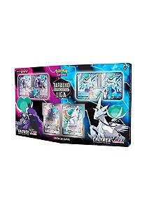 Pokemon Box Coleção de Batalha Vmax e V-Astro Deoxys ou Zeraora