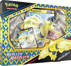 Pokemon Box de Coleção Especial Realeza Absoluta Lugia V e Unowm V