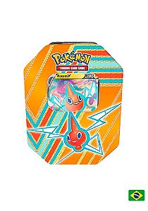 Lata Jogo Cartas Pokémon Estampas Ilustradas Tcg Card Herois