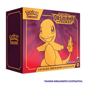 Box Treinador Avançado Pokémon Escarlate E Violeta 3 Obsidiana Em Chamas