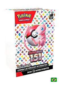 Pokémon - Escarlate e Violeta 151 - Combo de Pacotes de Booster