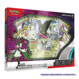 Box Pokémon Parceiros De Paldea Meowscarada Ex