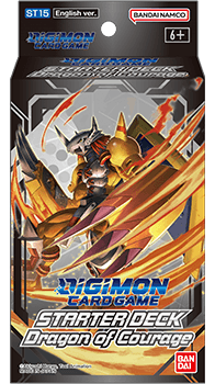 Deck Inicial - Digimon Card Game - ST-15 - Dragon of Courage