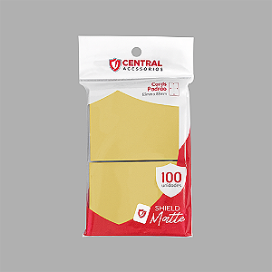 Central Shield – Matte: Amarelo Pastel