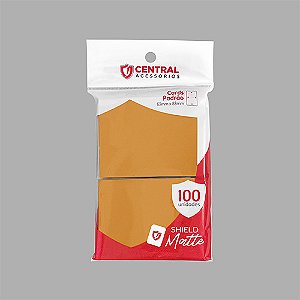 Central Shield – Matte: Laranja Pastel