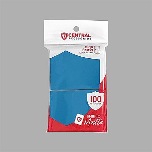 Central Shield – Matte: Azul