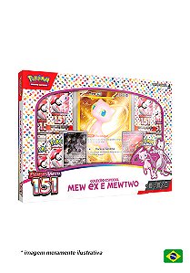 Caixa Coleção Especial - 151 - Mew ex e Mewtwo