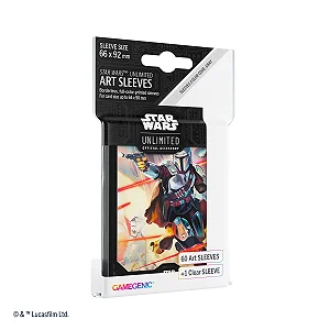 Gamegenic Star Wars Unlimited Art Sleeves - Mandalorian