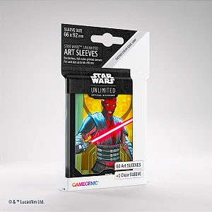 Gamegenic Star Wars Unlimited Art Sleeves - Darth Maul