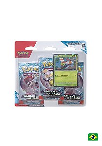 Blister Triplo Escarlate e Violeta 9 - Amigos de Jornada - Yanma ou Scraggy
