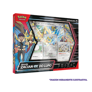 Box Coleção Zacian ex do Lupo