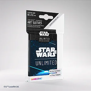 Gamegenic Star Wars Unlimited Art Sleeves - Card Back Blue