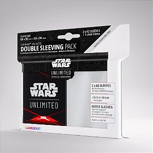 Gamegenic Star Wars Unlimited Art Sleeves Double Sleeving Pack - Card Back Red