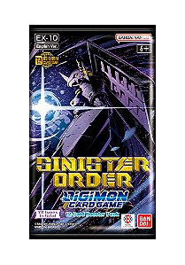 Booster Avulso - Digimon Card Game - EX10 - Sinister Order