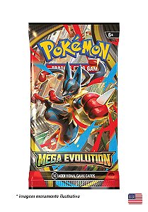Booster Avulso Pokemon TCG - Megaevolution - Inglês