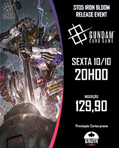Evento de Lançamento - Gundam Card Game 10/10 - 20h00  - Iron Bloom [ST05]
