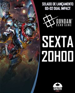 Ingresso - Selado de lançamento Gundam Card Game GD02 - Dual Impact (SEXTA 24/10 - 20h)