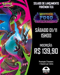 Pré-lançamento - Pokémon TCG - Megaevolução Fogo Fantasmagórico (SÁBADO 01/11 - 15H)