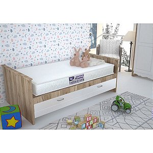COLCHÃO BERÇO GAZIN ESPUMA DREAM D18  ALT120 COMP1300 LARG700 COR1-BRANCO