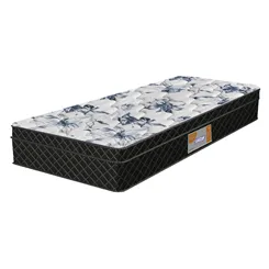 COLCHÃO SOLTEIRO SUPREME GAZIN D45 ESPUMA  ALT210 COMP1880 LARG880  -PRETO FLORAL