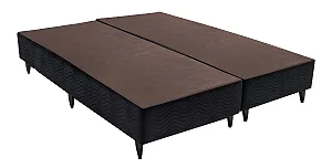 BASE SUPER KING 1,93 X 2,03 X 0,42 - PRETO NOBUCK