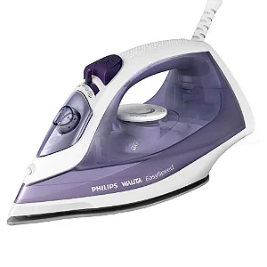 FERRO A VAPOR PHILIPS WALITA CERAMICA EASYSPEED GC1752-3 GC1752/34 ROXO/BRANCO 220 V