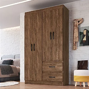 GUARDA ROUPA DALLAS -CASTANHO