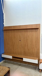 PAINEL RIPADO + NICHO VERSATIL 2,18 X 2,30 X 0,22 - NATURE