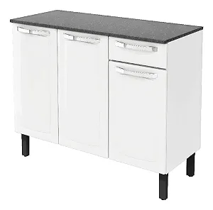 BALCÃO ROSE 1.05  - PRETO