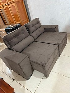 SOFÁ PARIS 2.00 TECIDO CHOCOLATE