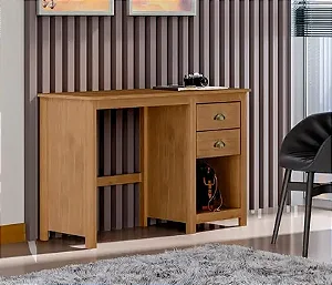 ESCRIVANINHA 2 GAVETAS TOPAZIO COR FREIJO