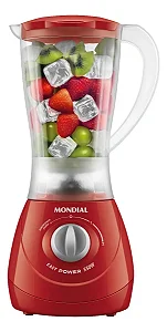 LIQUIDIFICADOR MONDIAL L-550 550W 2V 6904-02 220 VOLTS -VERMELHO