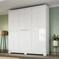 GUARDA ROUPA KAPPESBERG 6 PORTAS 2 GAVETAS - BRANCO