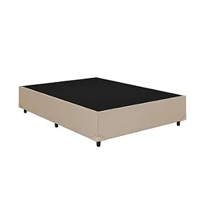 BASE CASAL 1,38X1,88X30CM - AREIA / LINHO