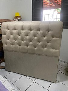 CABECEIRA QUEEN 1,58X - BEGE / COURINHO