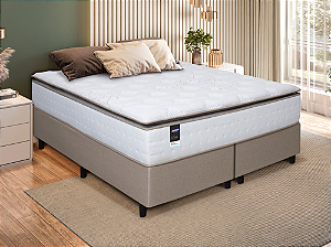 COLCHÃO SUPER KING GAZIN MOLA KINGS MOLEJO: MOLAS ENSACADAS 0,33 X 2,03 X 1,93 - BRANCO