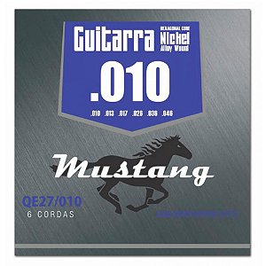 Encordoamento Mustang QE27 .010/.046 para Guitarra