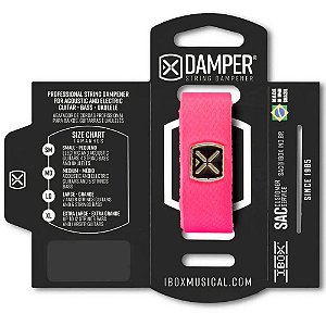 Abafador de Corda Ibox DTMD21 Damper Premium Medium Rosa