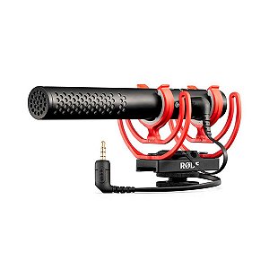 Microfone Rode VideoMic NTG Shotgun para Câmera e Smartphone